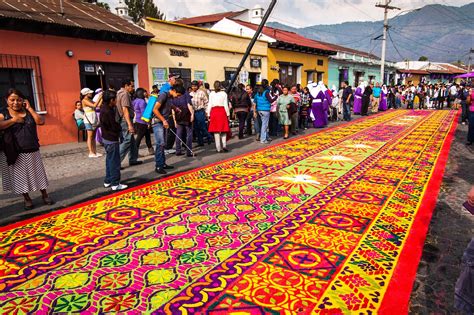 Holy Week Carpets for Semana Santa, Antigua, Guatemala © Loca4motion | Dreamstime Guatemala City ...