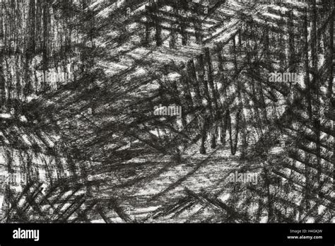 black charcoal drawing on paper texture background Stock Photo - Alamy