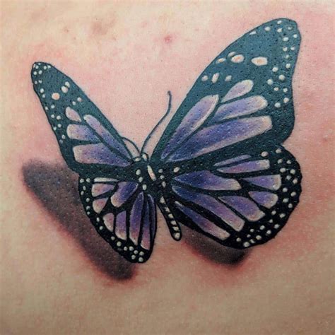 Purple Butterfly Tattoo Ideas