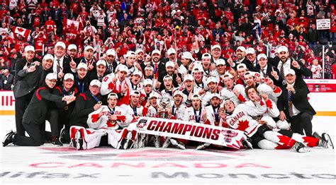 Team Canada 2023 World Junior Ice Hockey Champions | HockeyGods