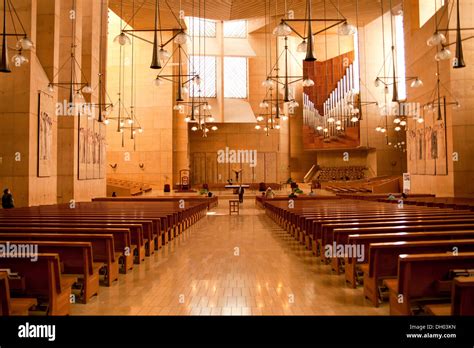 Interior, Cathedral of Our Lady of the Angels, Los Angeles, California ...