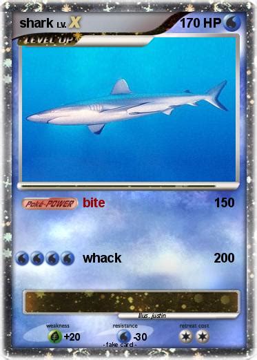 Pokémon shark 275 275 - bite - My Pokemon Card