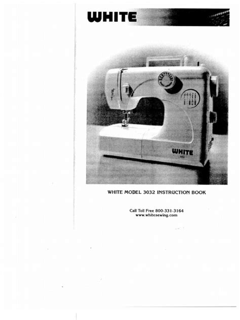 White Sewing Machine Manual | PDF | Sewing Machine | Machines