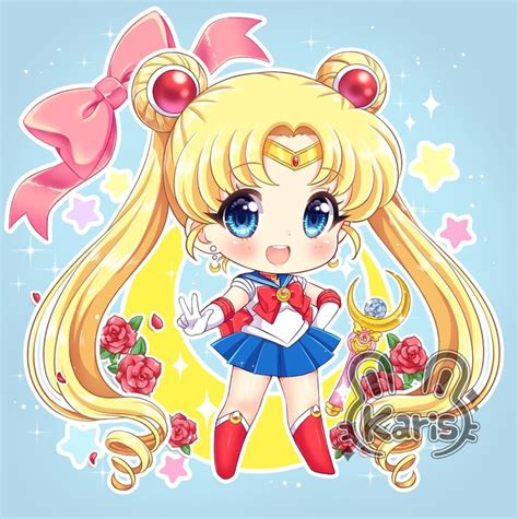 sailor moon chibi, Karis Bunny | Sailor moon fan art, Sailor moon art, Sailor chibi moon