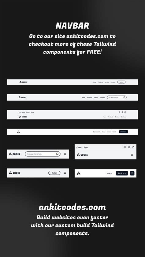 Navbar collections - Made in Tailwind CSS in 2023 | Tailwind, Css, Components