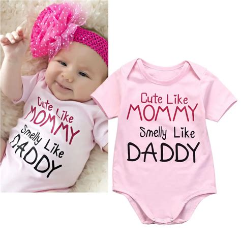 2016 Newborn Baby Clothes 0 18M Cute Bebes Body Clothing Short Sleeve ...