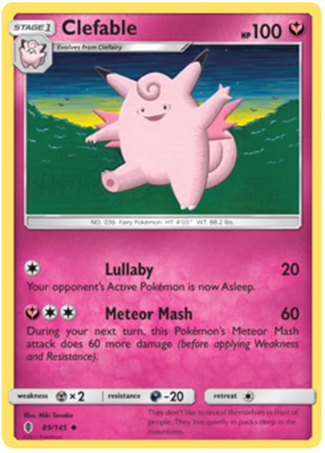 Clefable - Guardians Rising #89 Pokemon Card