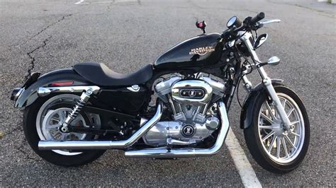 2009 Harley 883 Sportster Vance & Hines slip ons exhaust - YouTube