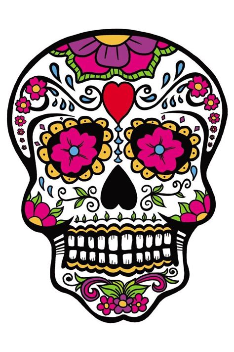 La calavera Candy Skulls, Mexican Skulls, Mexican Folk Art, Tattoo ...