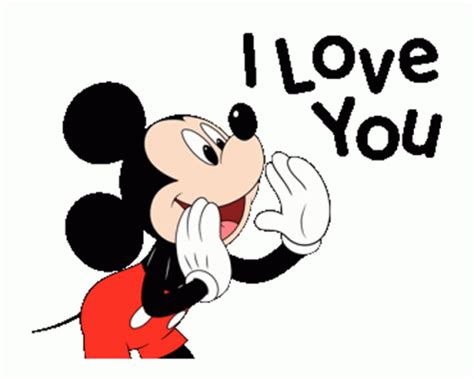 Mickey And Minnie Mickey Mouse Sticker – Mickey And Minnie Mickey Mouse I Love You – GIFs ...