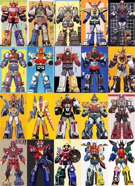 Megazords of Power Rangers 20 by ChipmunkRaccoonOz on DeviantArt