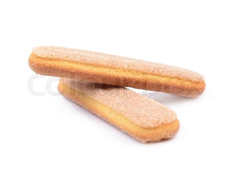 Couple of ladyfinger savoiardi biscuit ... | Stock image | Colourbox