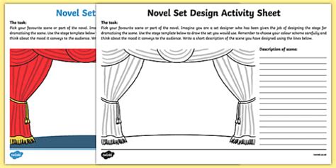 Novel Set Design Worksheet / Worksheet-Irish, worksheet