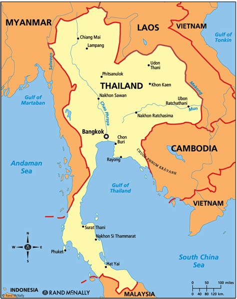 Map - Thailand