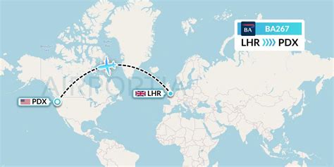 BA267 Flight Status British Airways: London to Portland (BAW267)