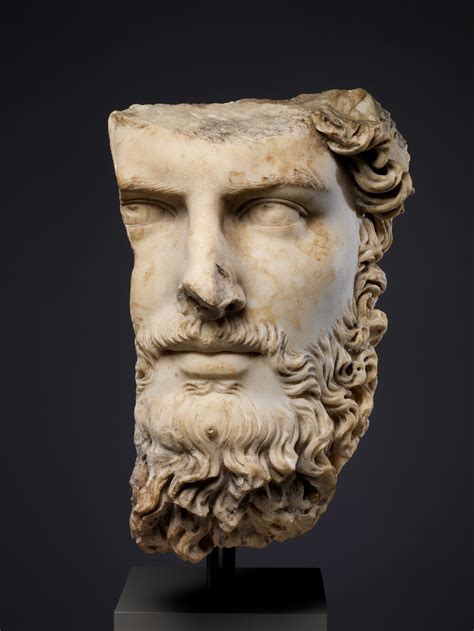 Marble portrait of the co-emperor Lucius Verus | Roman | Mid-Imperial, Antonine | The ...