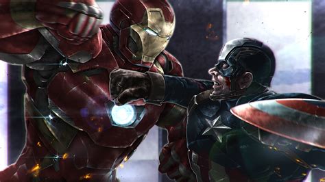 3840x2160 Captain America Vs Iron Man 4k 2020 4K ,HD 4k Wallpapers ...