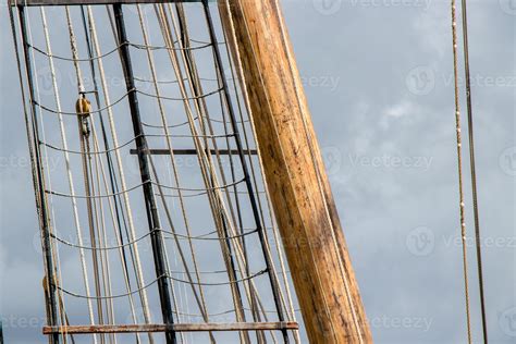 rigging and mast on a tall ship 22465512 Stock Photo at Vecteezy