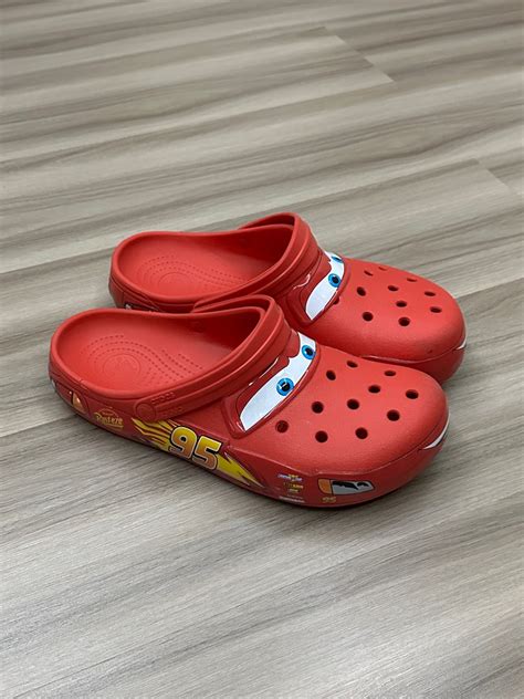 crocs lightning mcqueen, Luxury, Sneakers & Footwear on Carousell