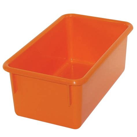 Stowaway Tray no Lid, Orange - ROM12109 | Romanoff Products | Storage Containers