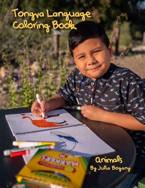 Tongva Language Coloring Book - Animals