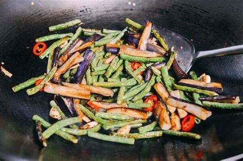 Eggplant String Bean Stir-fry Recipe - The Woks of Life