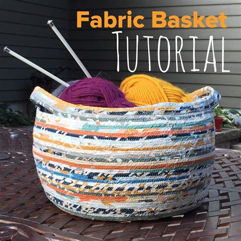 Bonnie Craft Cord | Fabric basket tutorial, Coiled fabric basket, Fabric baskets