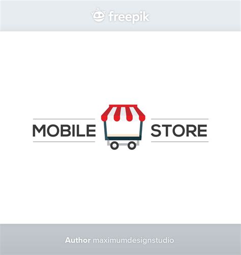 Premium Vector | Mobile store logo in 2023 | Mobile logo, Mobile store, Sale logo