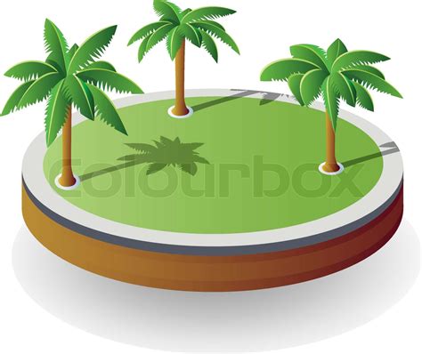 vector island | Stock vector | Colourbox