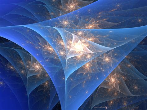 WallpaperPimper | Fractals, Blue digital art, Fractal art