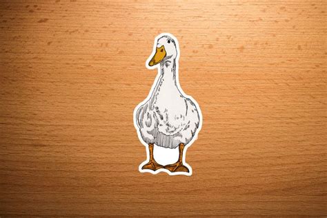 Excited to share this item from my #etsy shop: #Duck Sticker, #Bird Sticker, #Animal Sticker ...