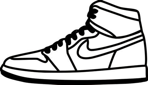 Nike Sneaker Coloring Page Coloring Page Page For Kids And Adults ...