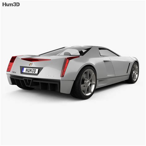 Cadillac Cien Concept 2002 3D model - Vehicles on Hum3D