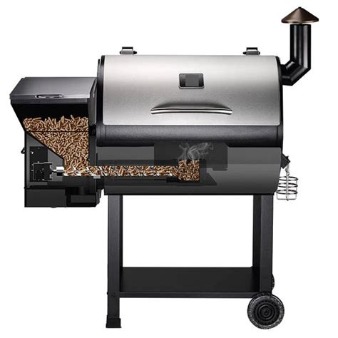 Wood Pellet Smoker With Stainless Steel Lid Bbq Grill Electric Digital ...