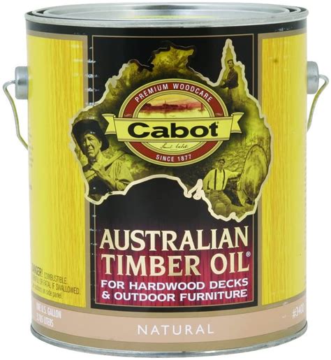 Cabot Australian Timber Oil Penetrating Oil Formula Natural 1 Gl - Walmart.com