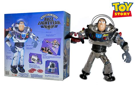 Toy Story Intergalactic Buzz Lightyear Chrome Action Figure Disney | eBay