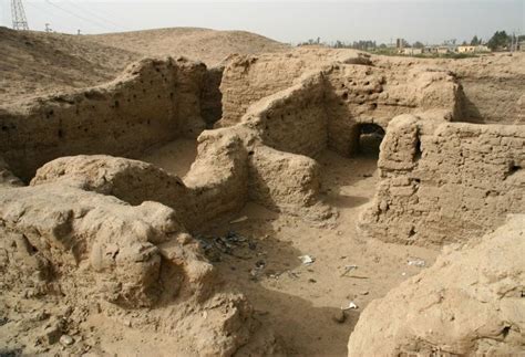 Remains of a mud brick building at Tell el Retabeh (Pithom) | Archeology and the Bible (Old ...