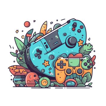 รูปPlaystation Clipart Art Design And Concept Illustration วิดีโอเกมและ ...