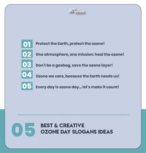 103+ Unique Ozone Day Slogans Examples & Taglines - Tiplance