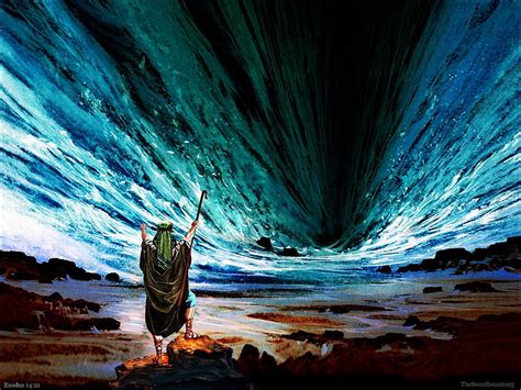 Bondage Sortie Moses Parting The Red Sea . 1600x909 HD wallpaper | Pxfuel