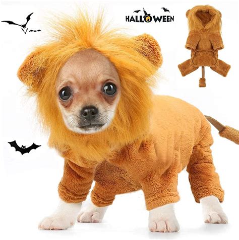 Dog Lion Costume, Pet Lion Mane Jumpsuit Costumes, Puppy Clothes