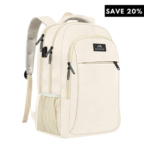 Matein Mlassic Travel Laptop Backpack with USB Charging Port