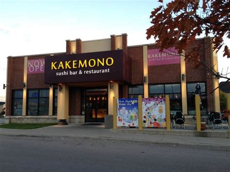 from outside - Picture of Kakemono Sushi Bar & Restaurant, Oshawa ...