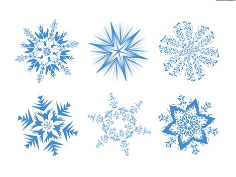 Snowflakes Clipart Transparent HQ PNG Download | FreePNGImg