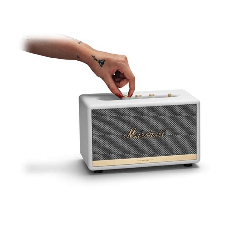 Marshall - Acton II - White - Bluetooth Speaker - Iconic Classic ...