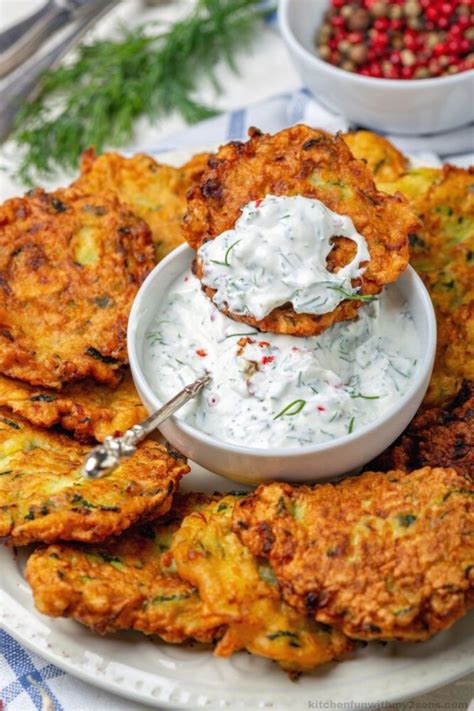 Fresh Zucchini Fritters Recipe | Recipes, Zucchini fritters recipe, Zucchini fritters