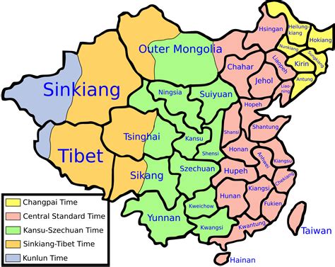 time zones - Google Search | Afghanistan map, China map, Time zone map