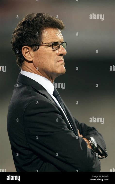 FABIO CAPELLO ENGLAND FOOTBALL MANAGER MAKSIMIR STADIUM ZAGREB CROATIA ...