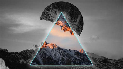 WALLPAPERS HD: Geometric Mountains