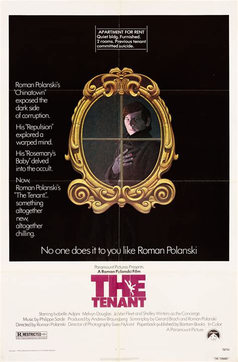 The Tenant Original 1976 U.S. One Sheet Movie Poster - Posteritati ...